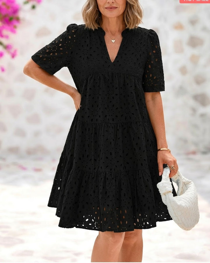 RICA™ Flattering Lace Summer Dress