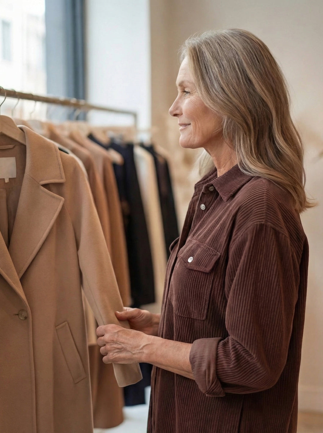 Heather - Corduroy Midi Dress